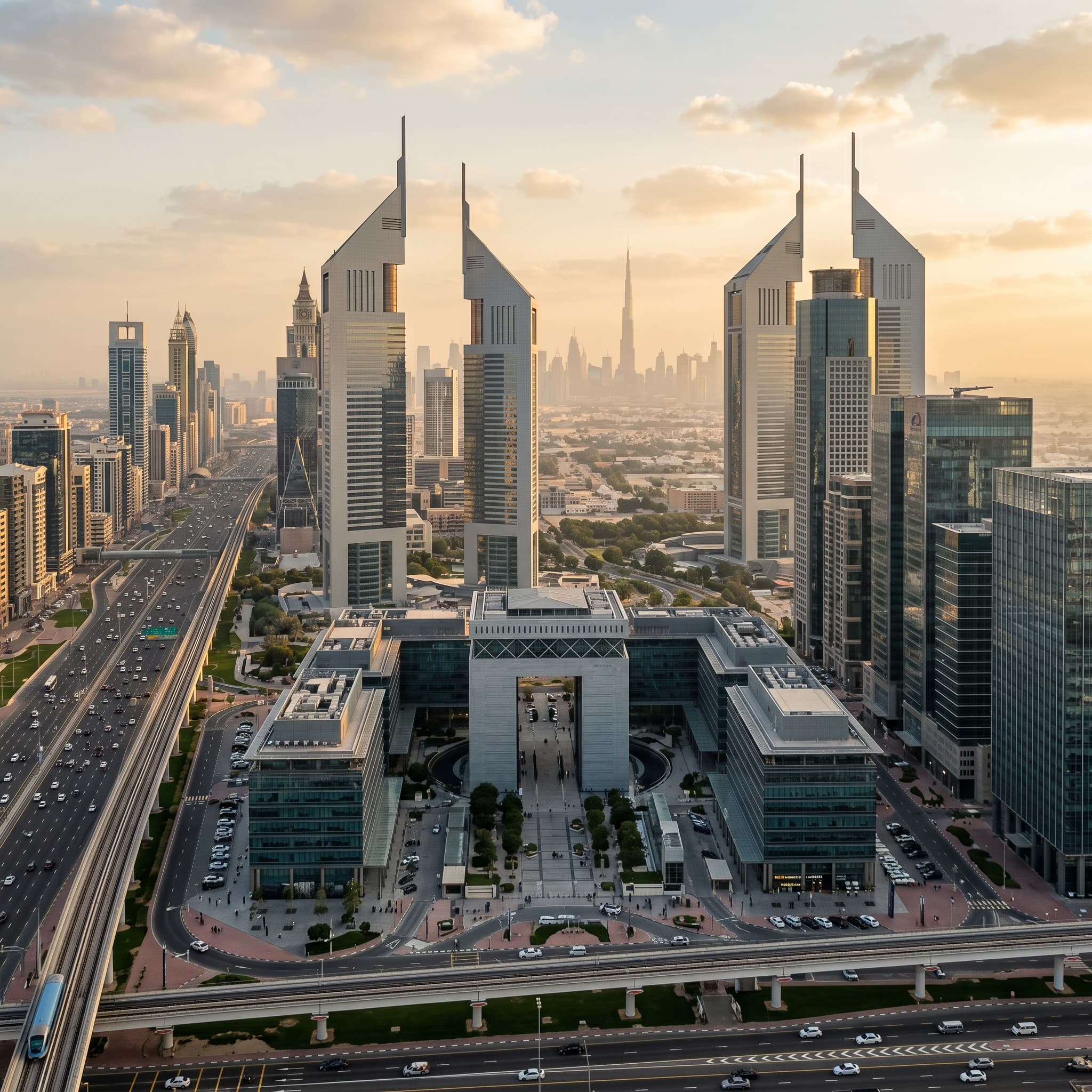 Commercial trading hub in Dubai
